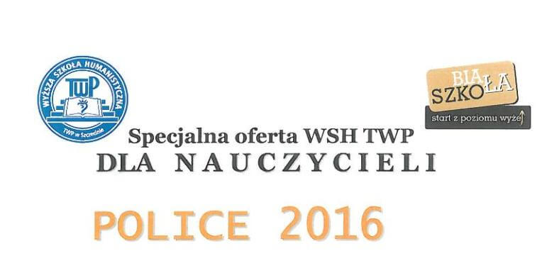 Specjalna oferta studiów podyplomowych dla nauczycieli Polic i okolic