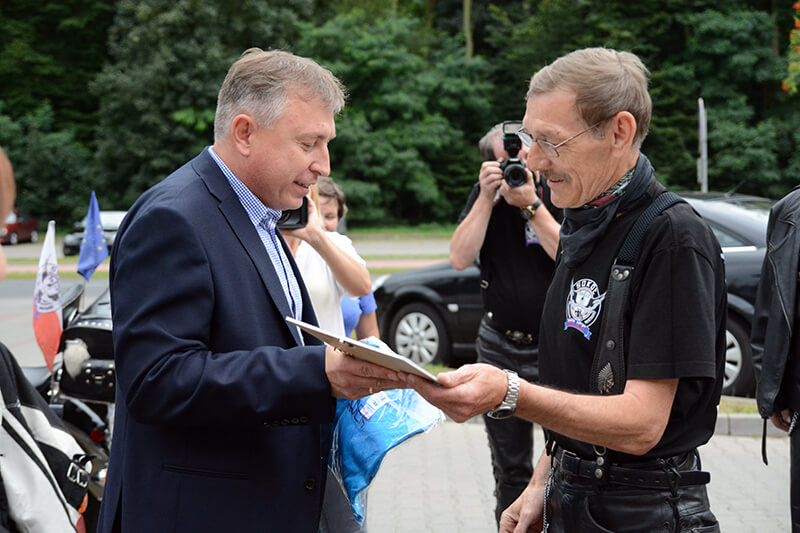 Podziękowanie dla Stowarzyszenia "Sokół" Police