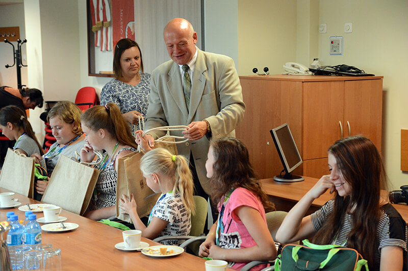 Dzieci z Wileńszczyzny z wizytą w Powiecie Polickim