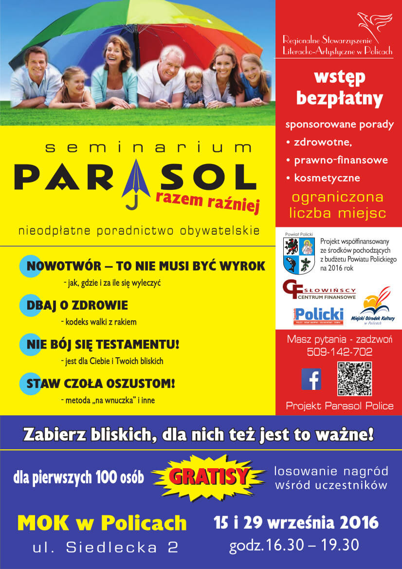 Seminarium "Parasol - razem raźniej"
