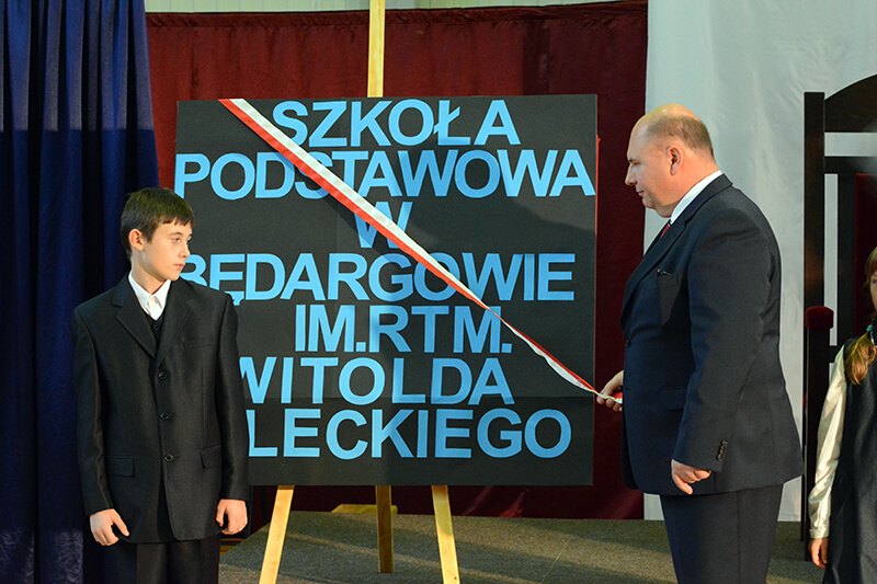 Szkoła w Będargowie nosi imię rotmistrza Pileckiego