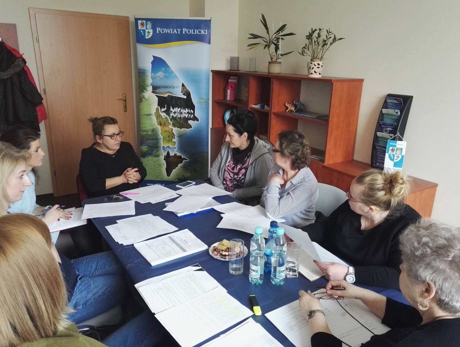 IX posiedzenie Powiatowej Społecznej Rady do spraw Osób Niepełnosprawnych w Policach