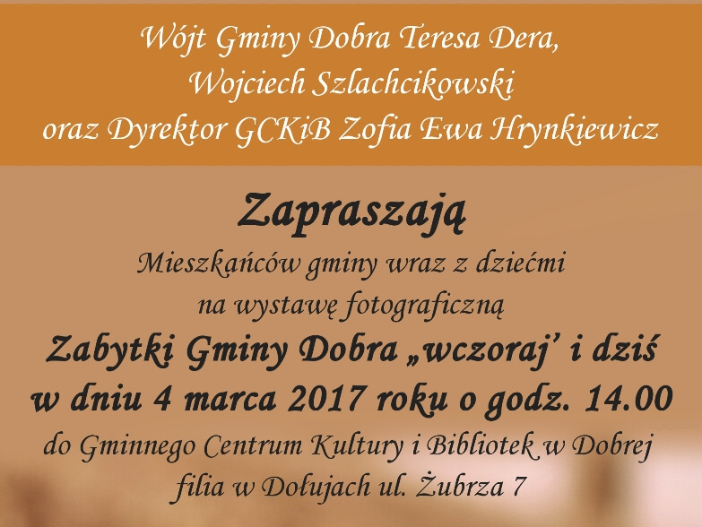Zapraszamy na wystawę fotografii w Dołujach