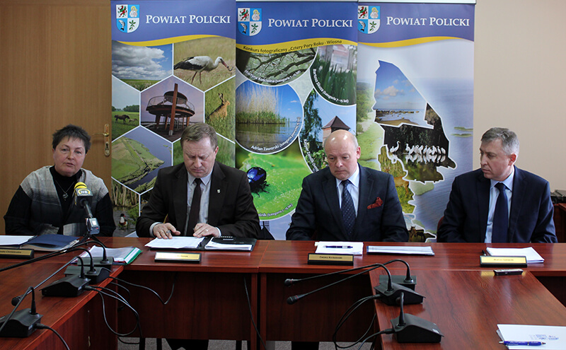 Konferencja prasowa w Starostwie Powiatowym