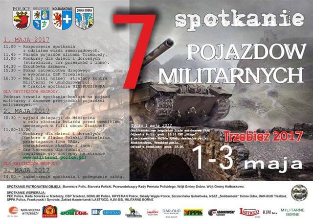 VII Spotkanie Pojazdów Militarnych 01-03.05.2017 r. w Trzebieży