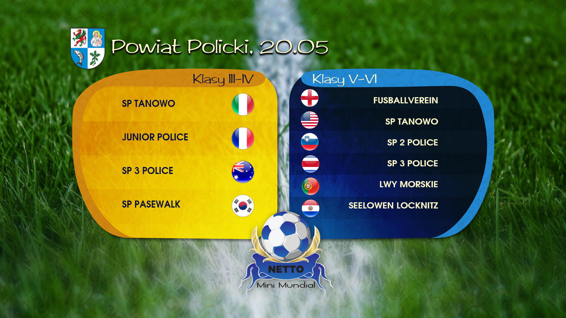 Netto Mini Mundial w Powiecie Polickim 20 maja
