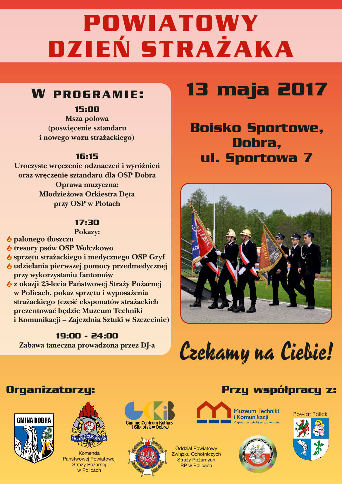 Powiatowy Dzień Strażaka 13 maja w Dobrej