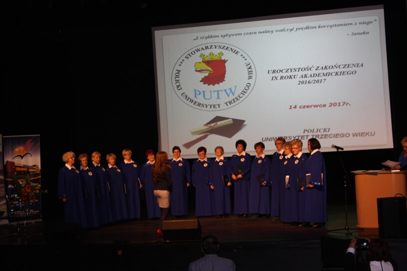 Zakończenie IX roku akademickiego Polickiego Uniwersytetu Trzeciego Wieku