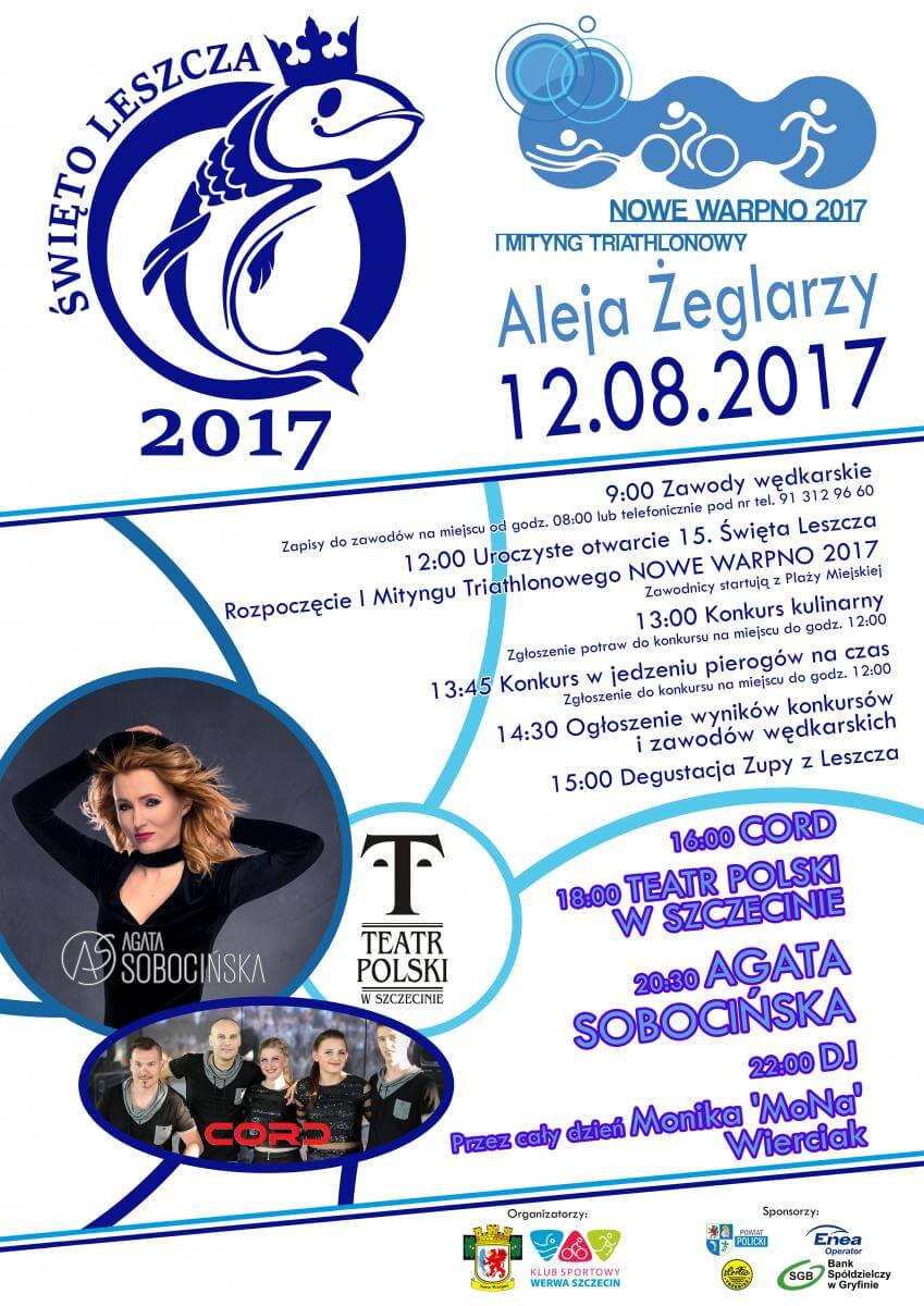 Święto Leszcza w Nowym Warpnie połączone z I Mityngiem Triathlonowym