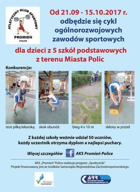 Zawody sportowe dla dzieci w ramach programu "Społecznik"