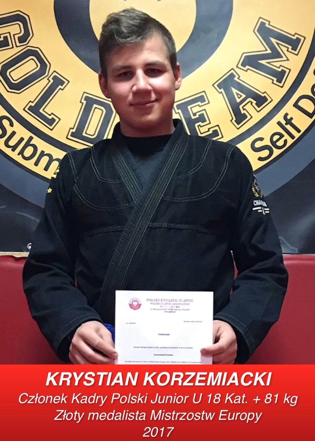 Krystian Korzemiacki Mistrzem Europy 2017 w Jiu-Jitsu!