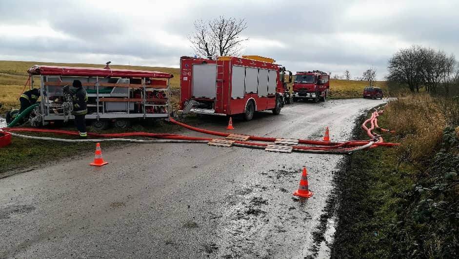 Podziękowania dla polickich strażaków za pomoc