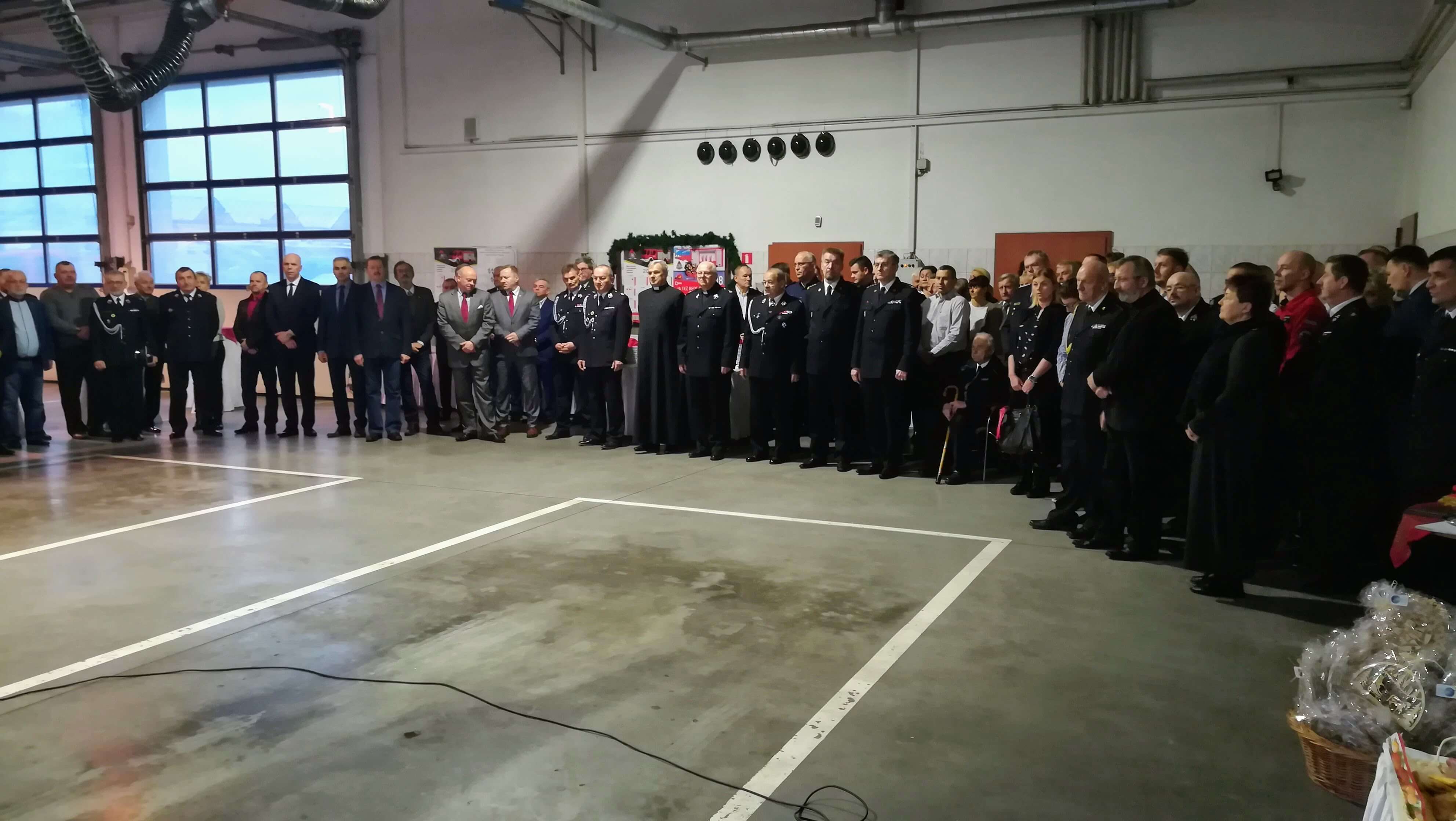 Spotkanie przedświąteczne w Komendzie Powiatowej PSP w Policach