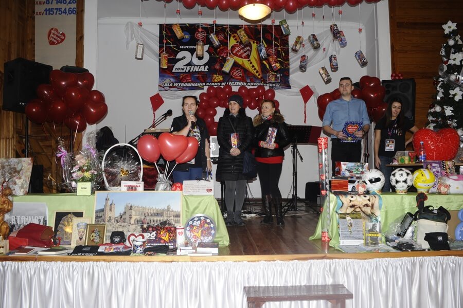 Wielka Orkiestra Świątecznej Pomocy zagrała w klubie osiedlowym w Jasienicy