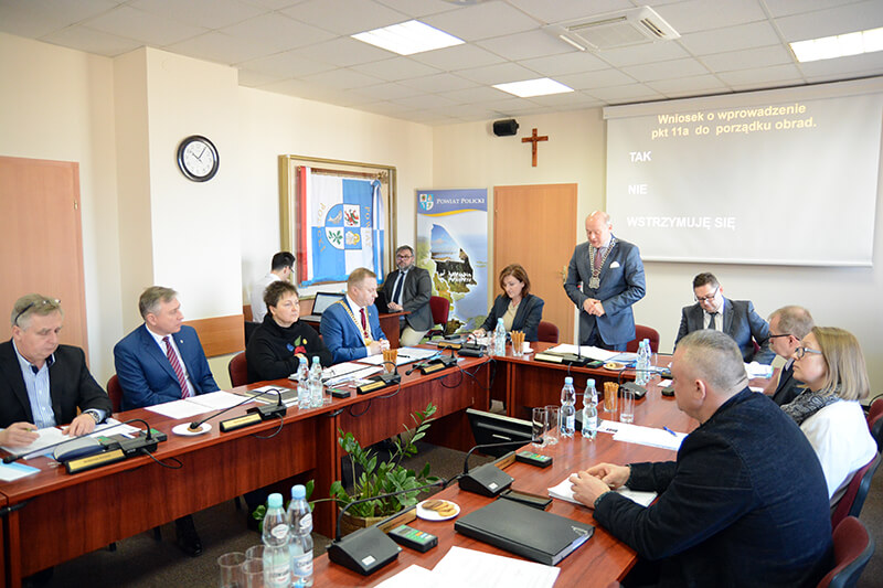 XXXVIII sesja Rady Powiatu w Policach