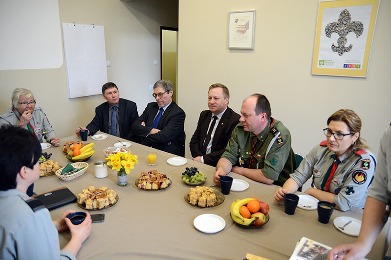 Uroczyste otwarcie biura Hufca ZHP w Policach