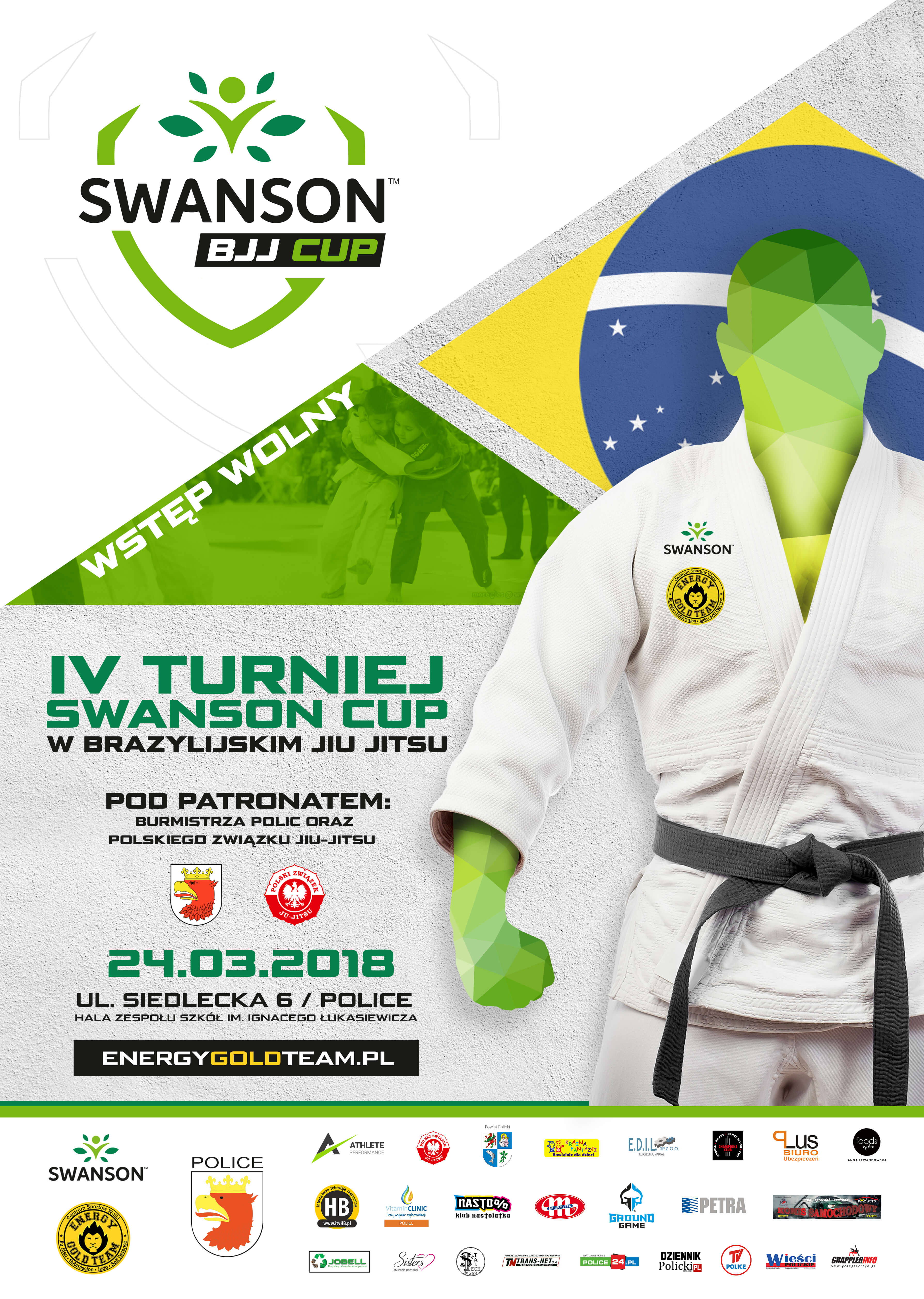 IV Turniej SWANSON CUP w BJJ w hali Zespołu Szkół w Policach