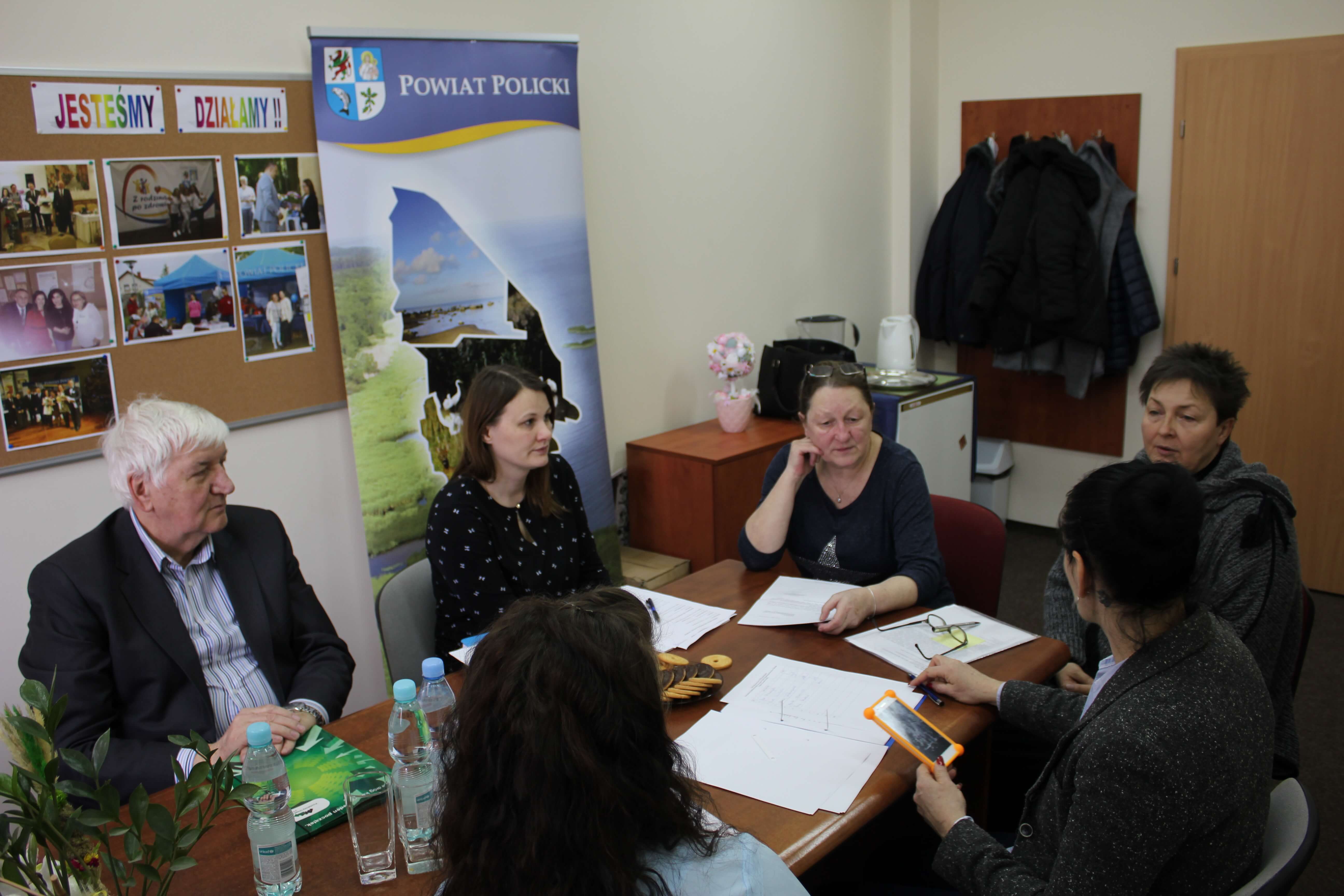 XIX posiedzenie Powiatowej Społecznej Rady do spraw Osób Niepełnosprawnych w Policach