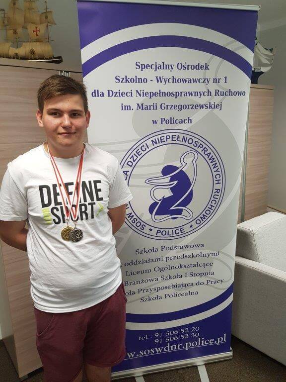 Pływacki sukces wychowanka SOSW nr 1 w Policach