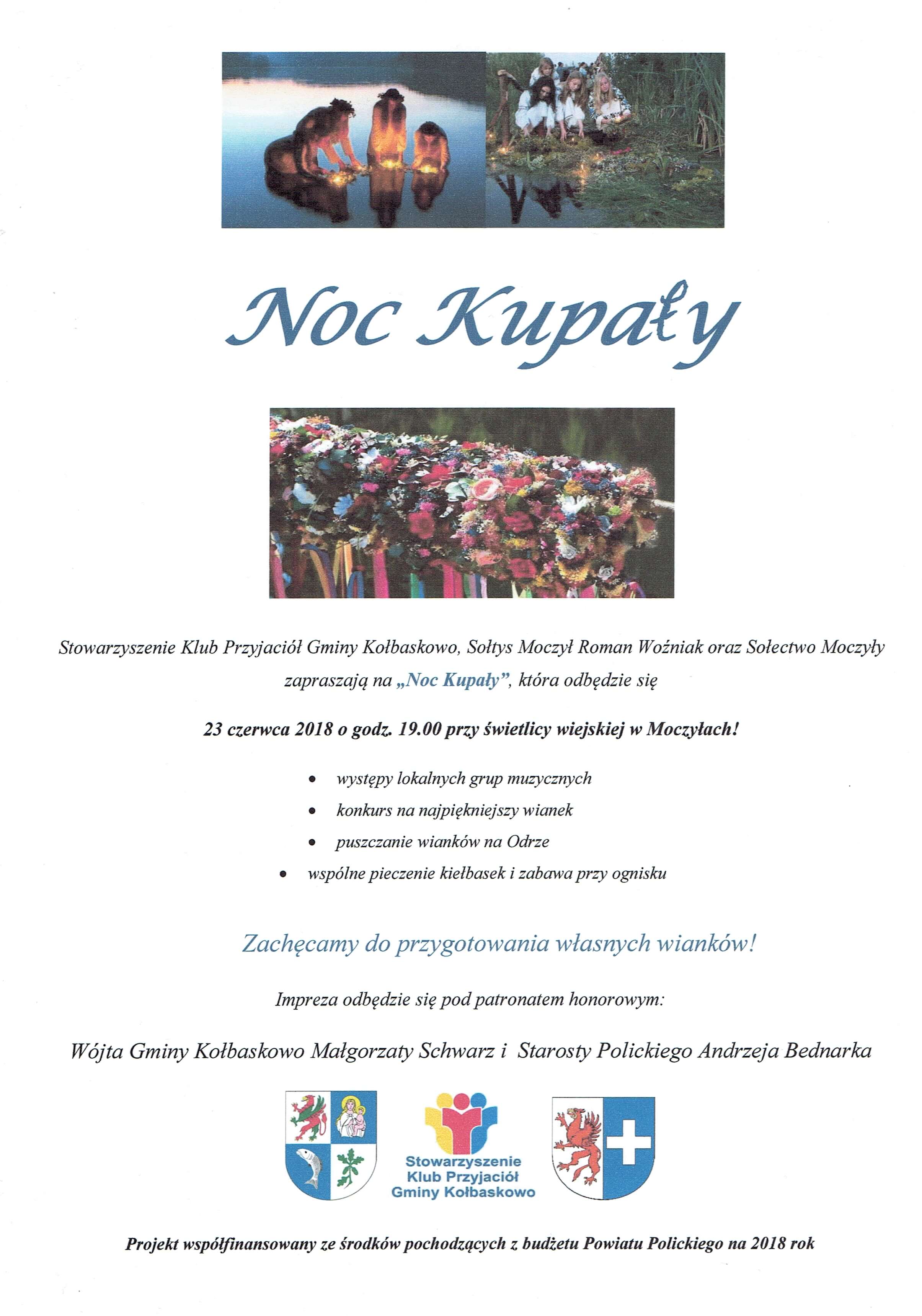 Zapraszamy na Noc Kupały w Moczyłach