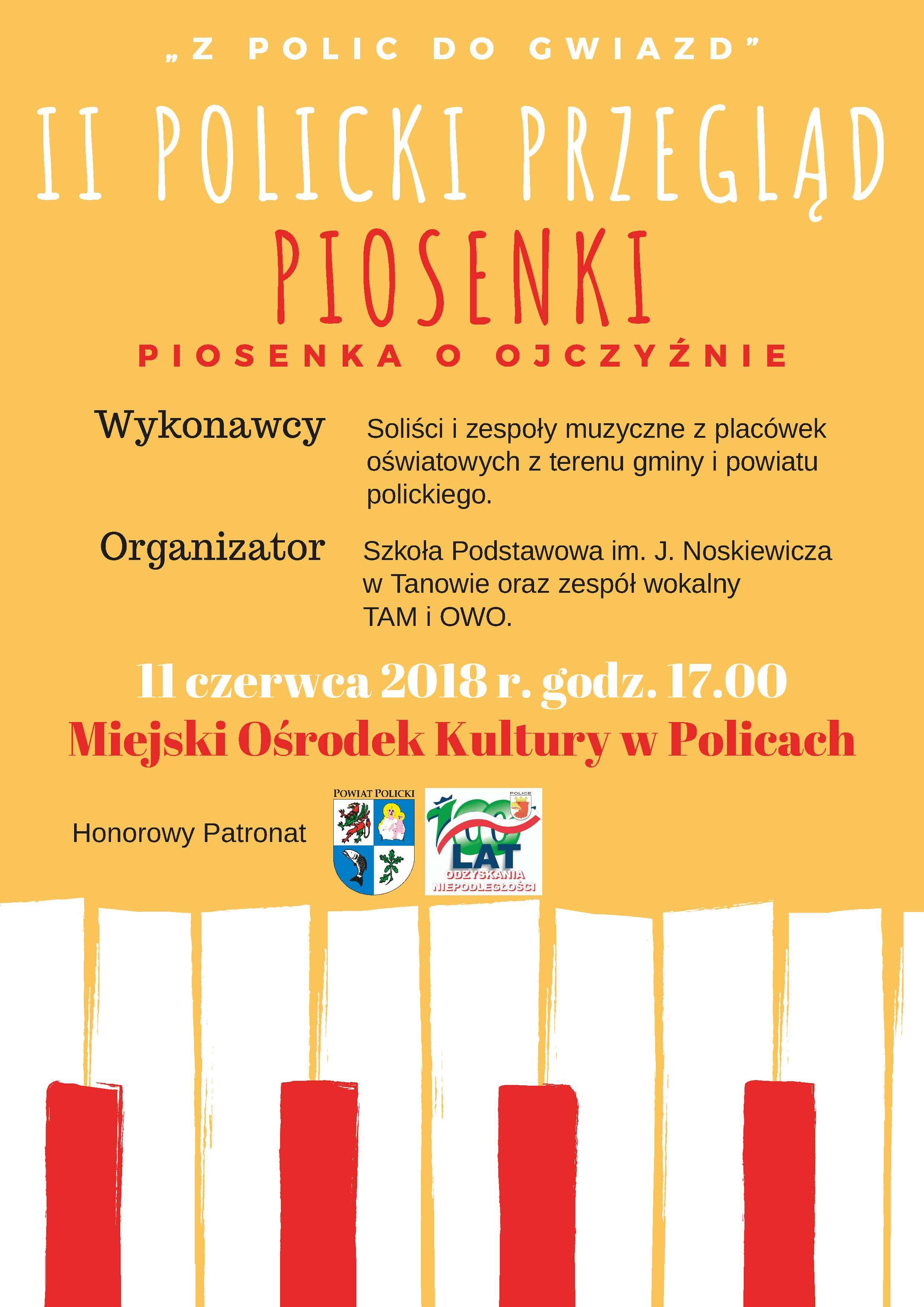 II Policki Przegląd Piosenki "Z Polic do Gwiazd"