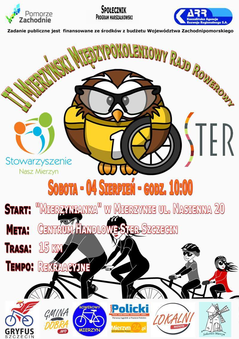 Drugi Mierzyński Międzypokoleniowy Rajd Rowerowy w najbliższą sobotę