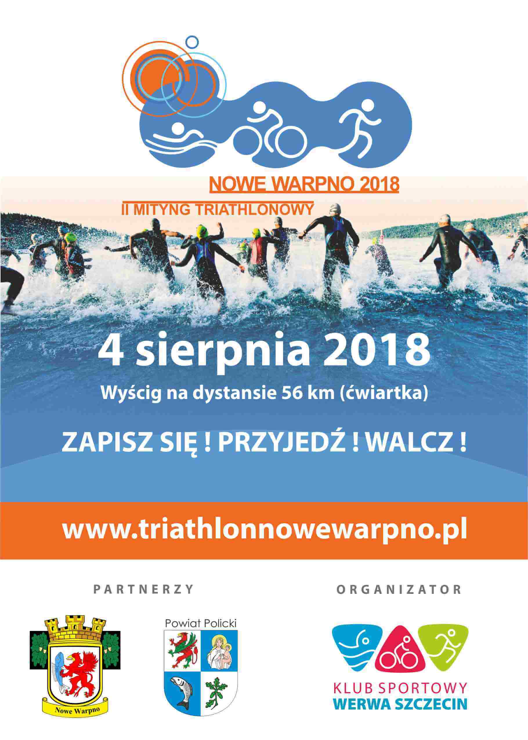 II Mityng Triathlonowy - Nowe Warpno 2018
