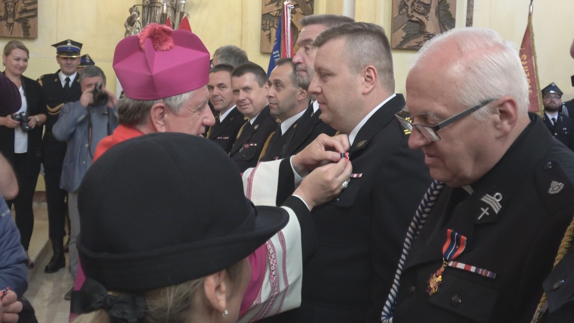 Odznaczono Krzyżem Św. Floriana