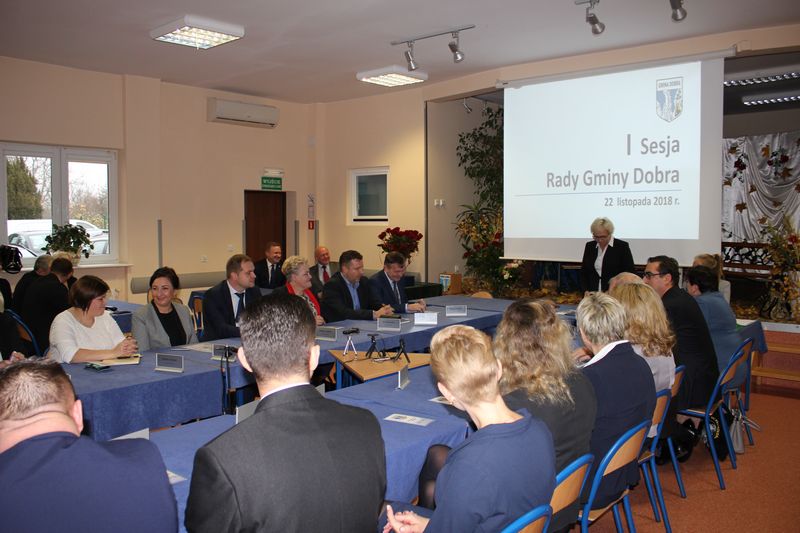 I sesja Rady Gminy w Dobrej kadencji 2018-2023