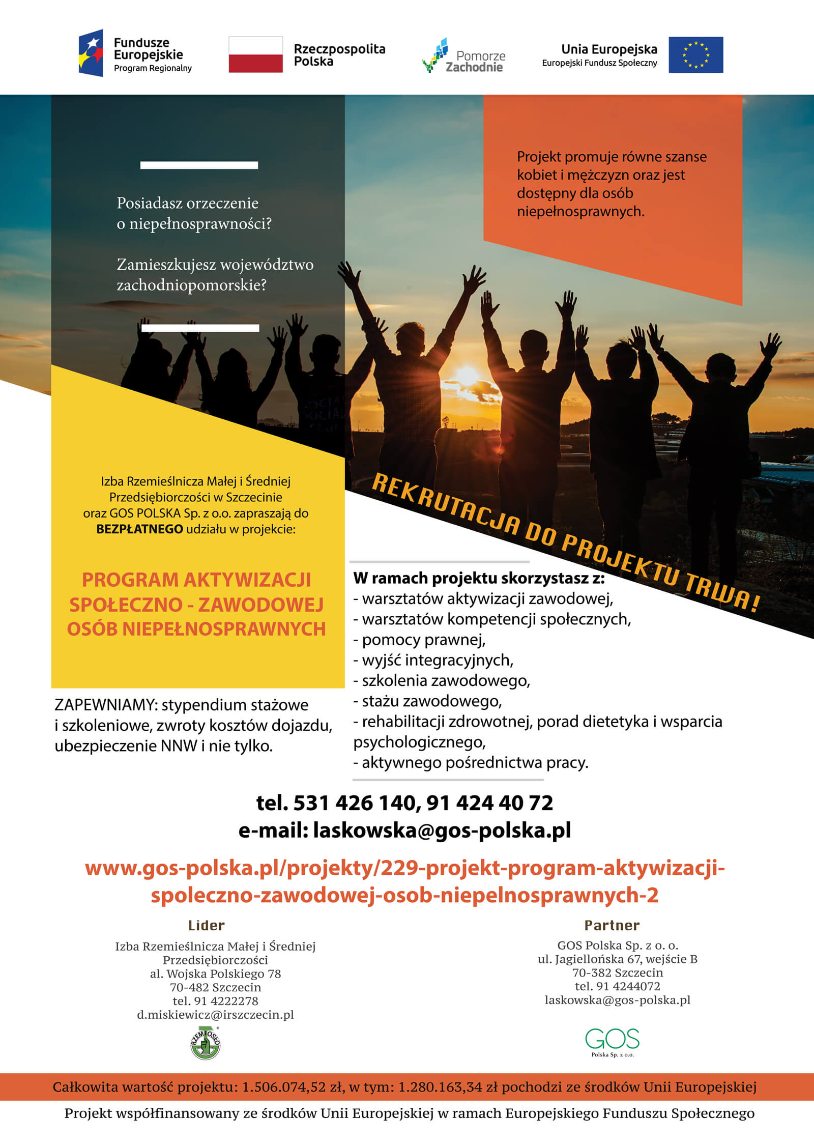 Program aktywizacji społeczno-zawodowej osób niepełnosprawnych