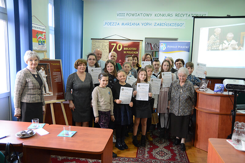 VIII Finał Powiatowego Konkursu Recytatorskiego pod hasłem: "Poezja marynistyczna Mariana Yoph Żabińskiego"