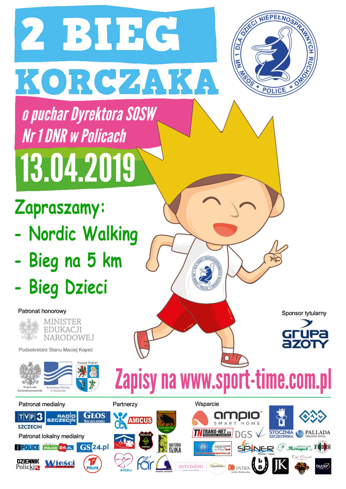 Zapraszamy na II Bieg Korczaka