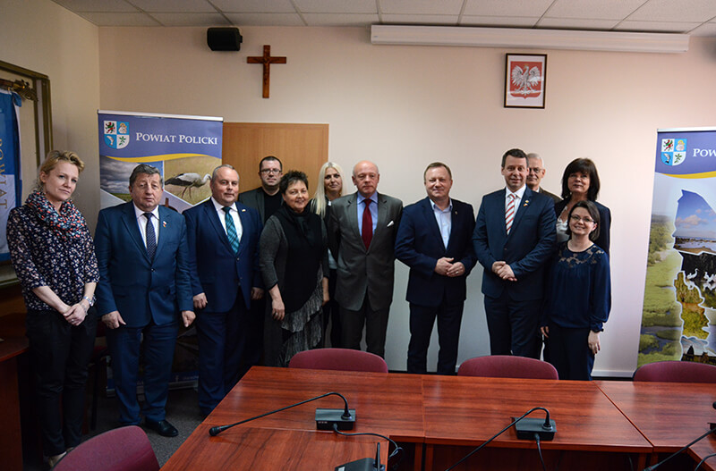 Spotkanie Starosty Polickiego i Starosty Powiatu Vorpommern-Greifswald