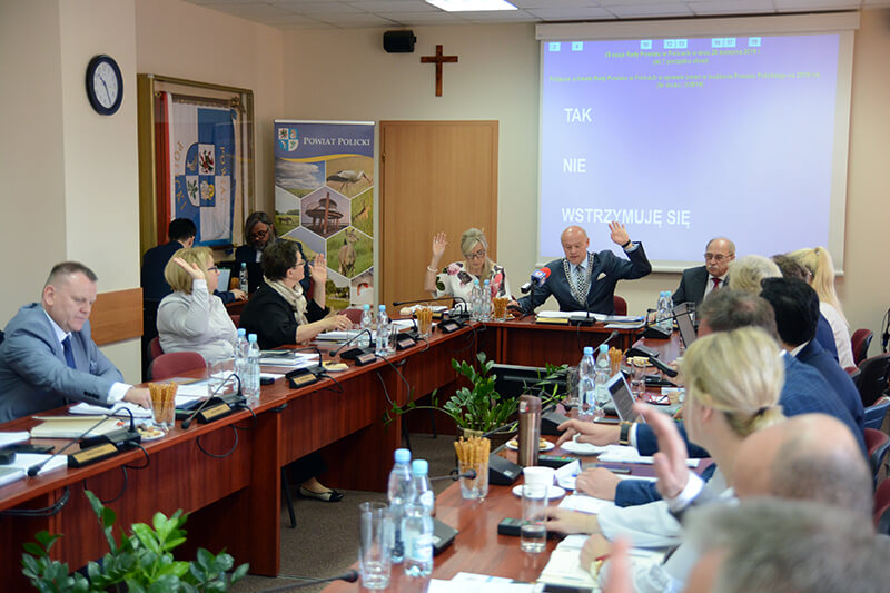 VII sesja Rady Powiatu w Policach