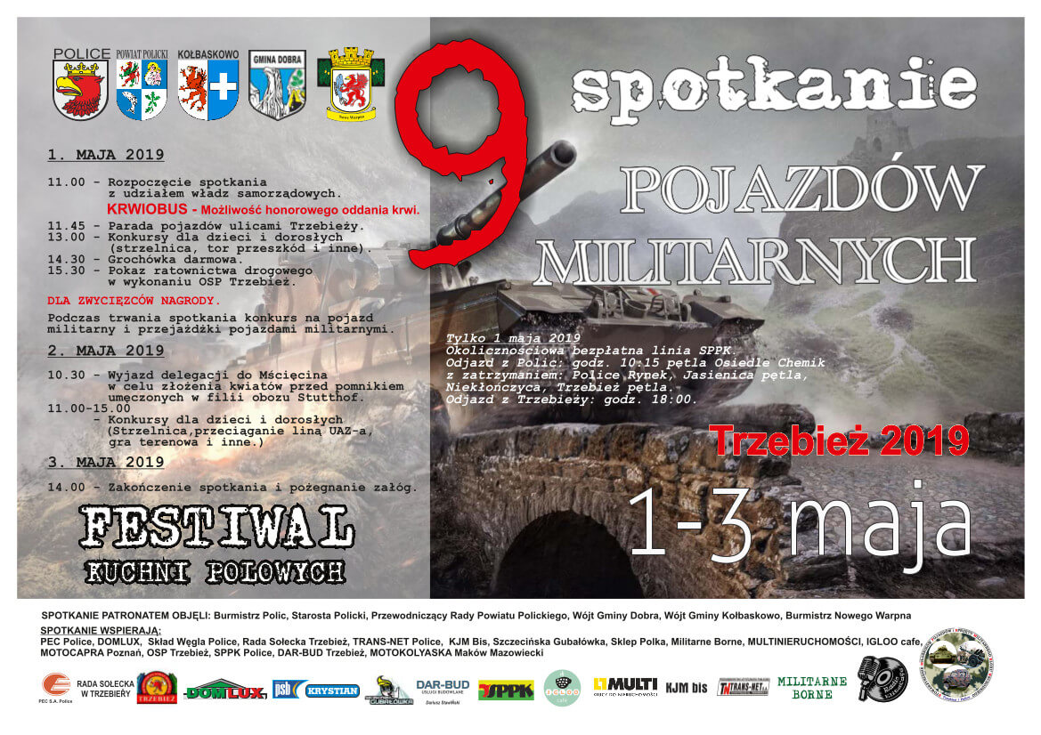 Zapraszamy na 9. spotkanie pojazdów militarnych