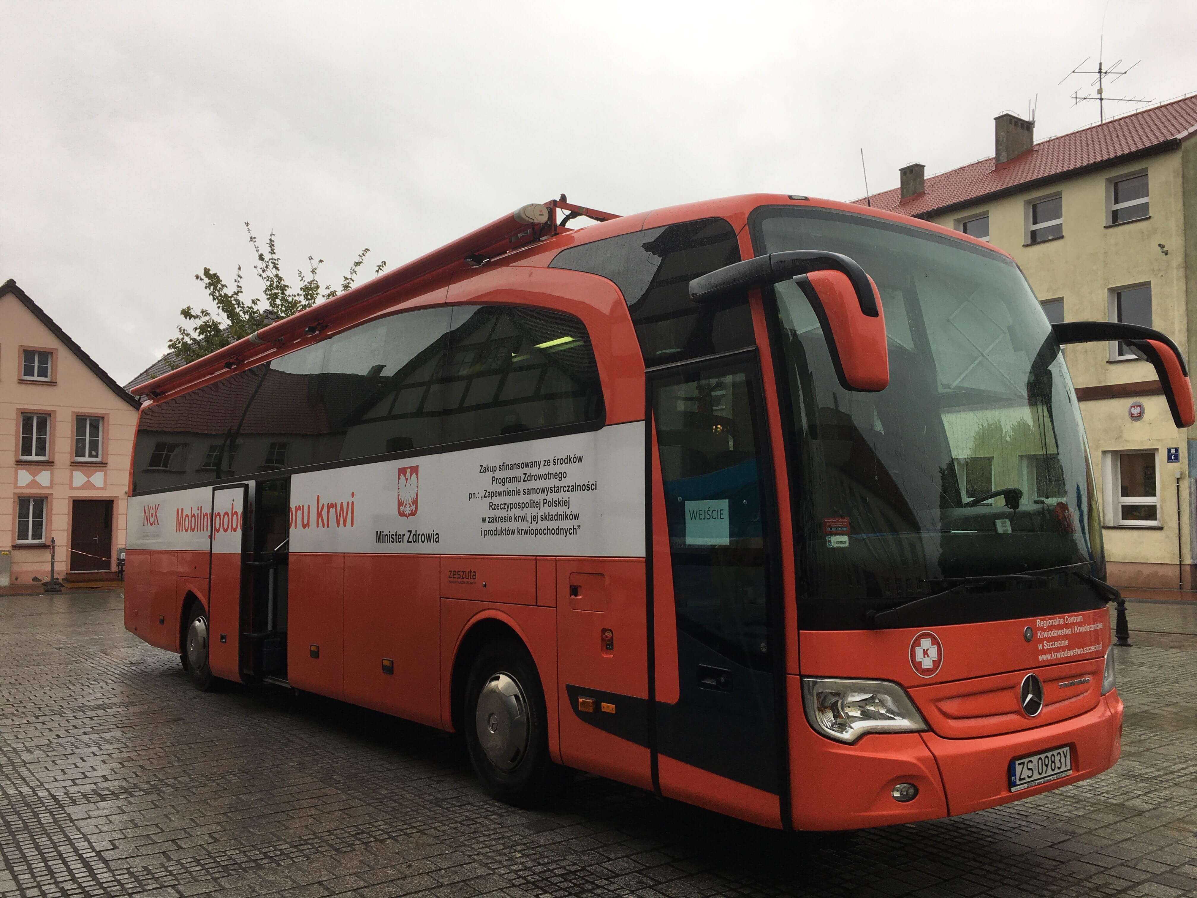 Krwiobus stanął w Nowym Warpnie