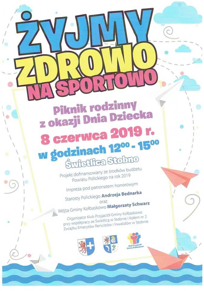Piknik rodzinny z okazji Dnia Dziecka "Żyjmy zdrowo i sportowo"