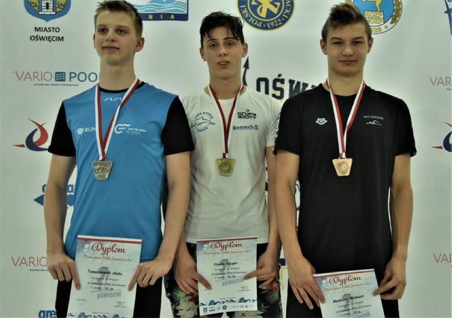 Zawodnik IUKP "Wodnik" Police Mistrzem Polski na 50 metrów stylem motylkowym