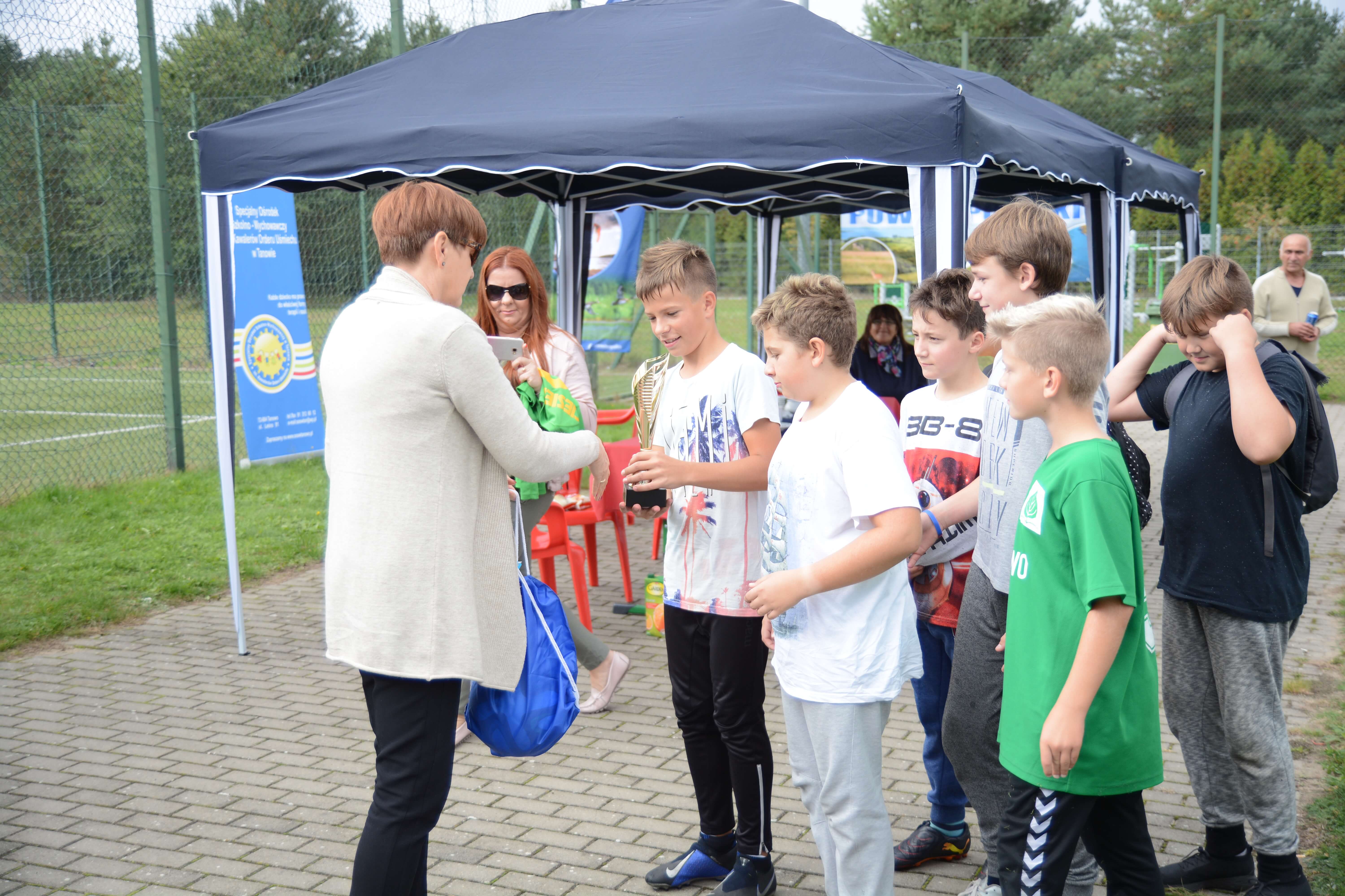 XI Jesienny Turniej Piłki Nożnej w SOSW w Tanowie