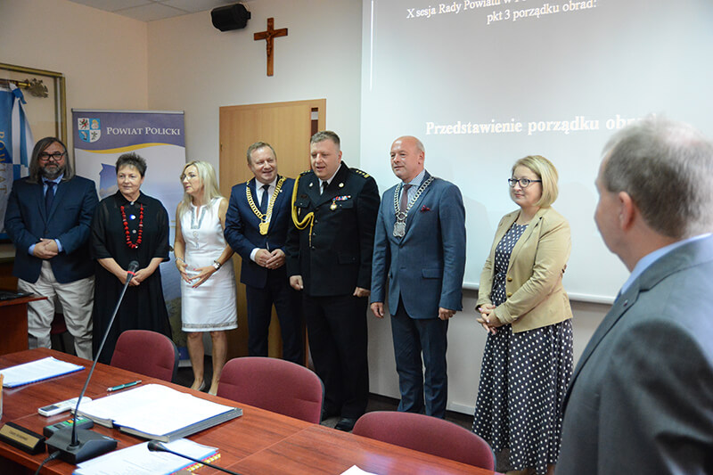 Komendant Powiatowy Państwowej Straży Pożarnej w Policach przechodzi na emeryturę