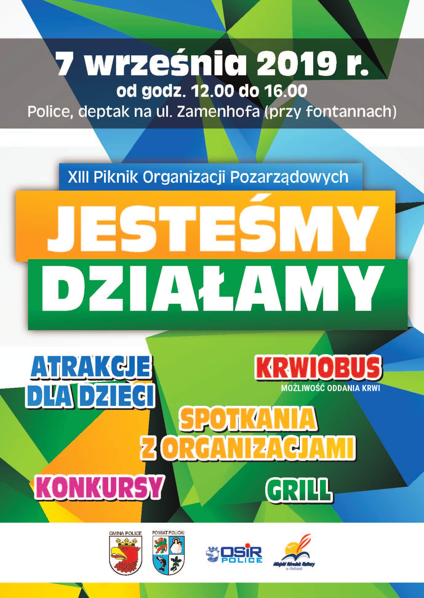 XIII piknik organizacji pozarządowych – „Jesteśmy, działamy”