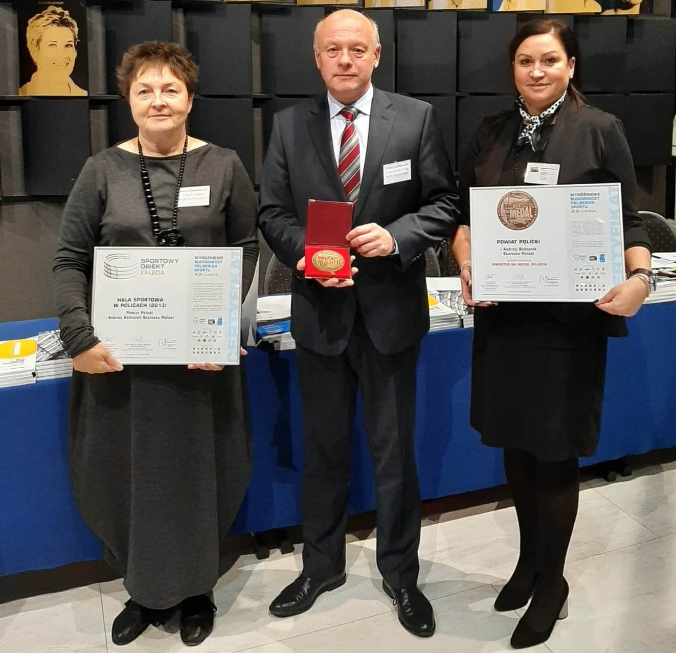 Powiat Policki wyróżniony na Gali Budowniczych Polskiego  Sportu