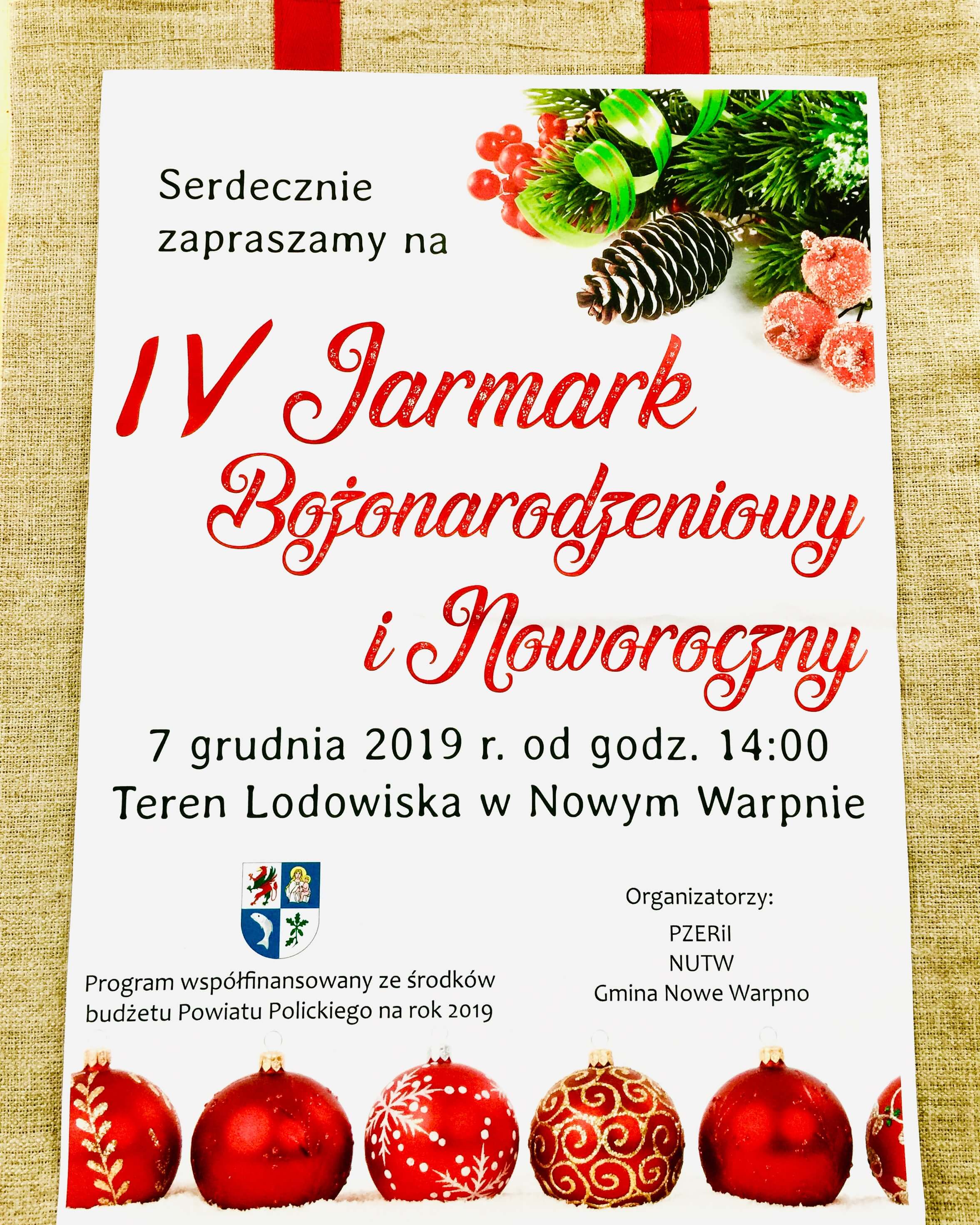 IV Jarmark Bożonarodzeniowy i Noworoczny w Nowym Warpnie