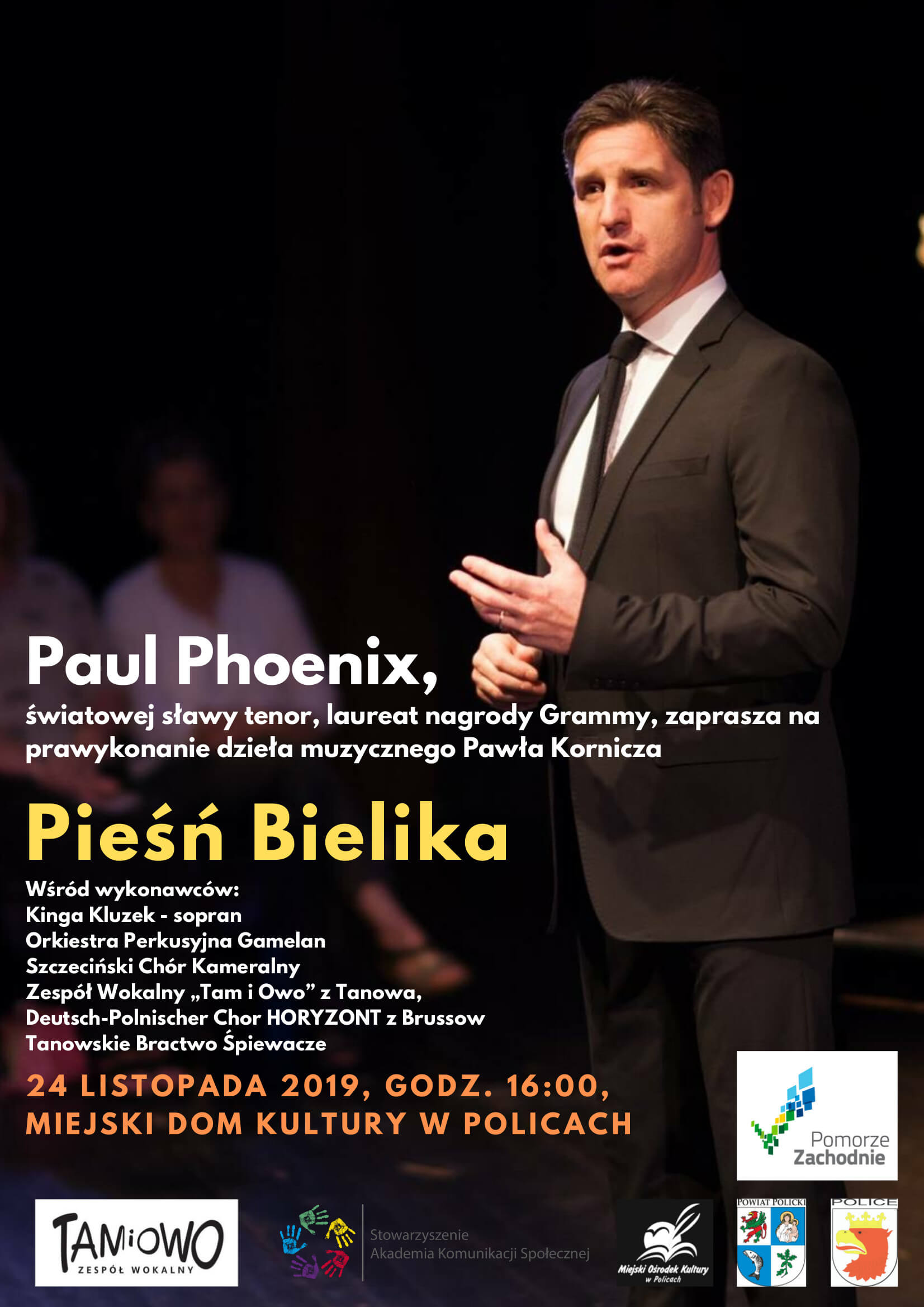 Zapraszamy na wyjątkowy koncert w ramach projektu „Pieśń Bielika”