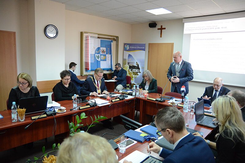 XIV sesja Rady Powiatu w Policach