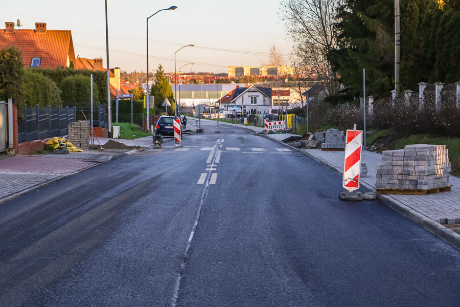 Modernizacja ulicy Długiej w Mierzynie dobiega końca