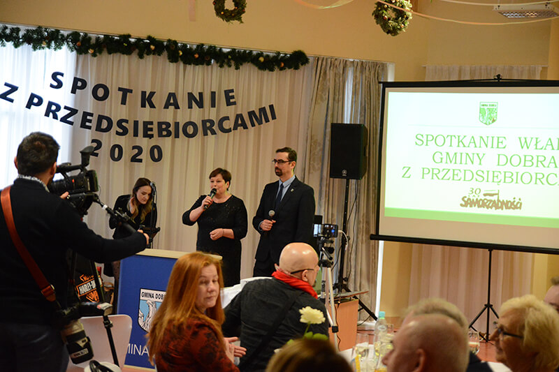 Spotkanie władz Gminy Dobra z przedsiębiorcami