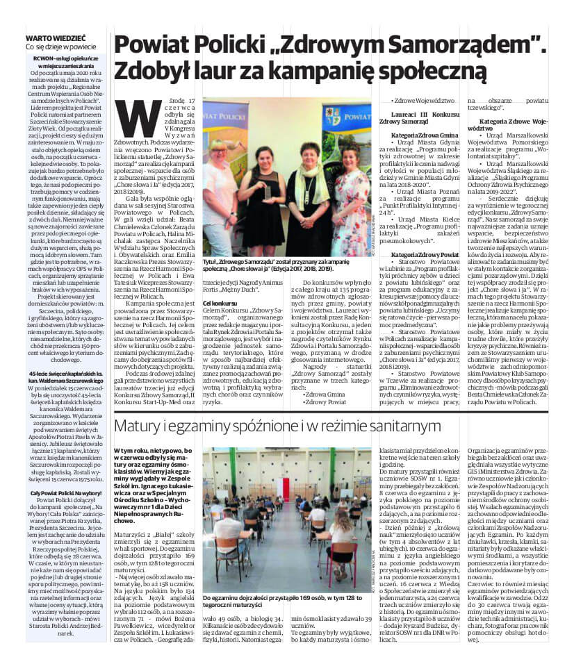 Czerwcowy „Głos Polic” już dostępny