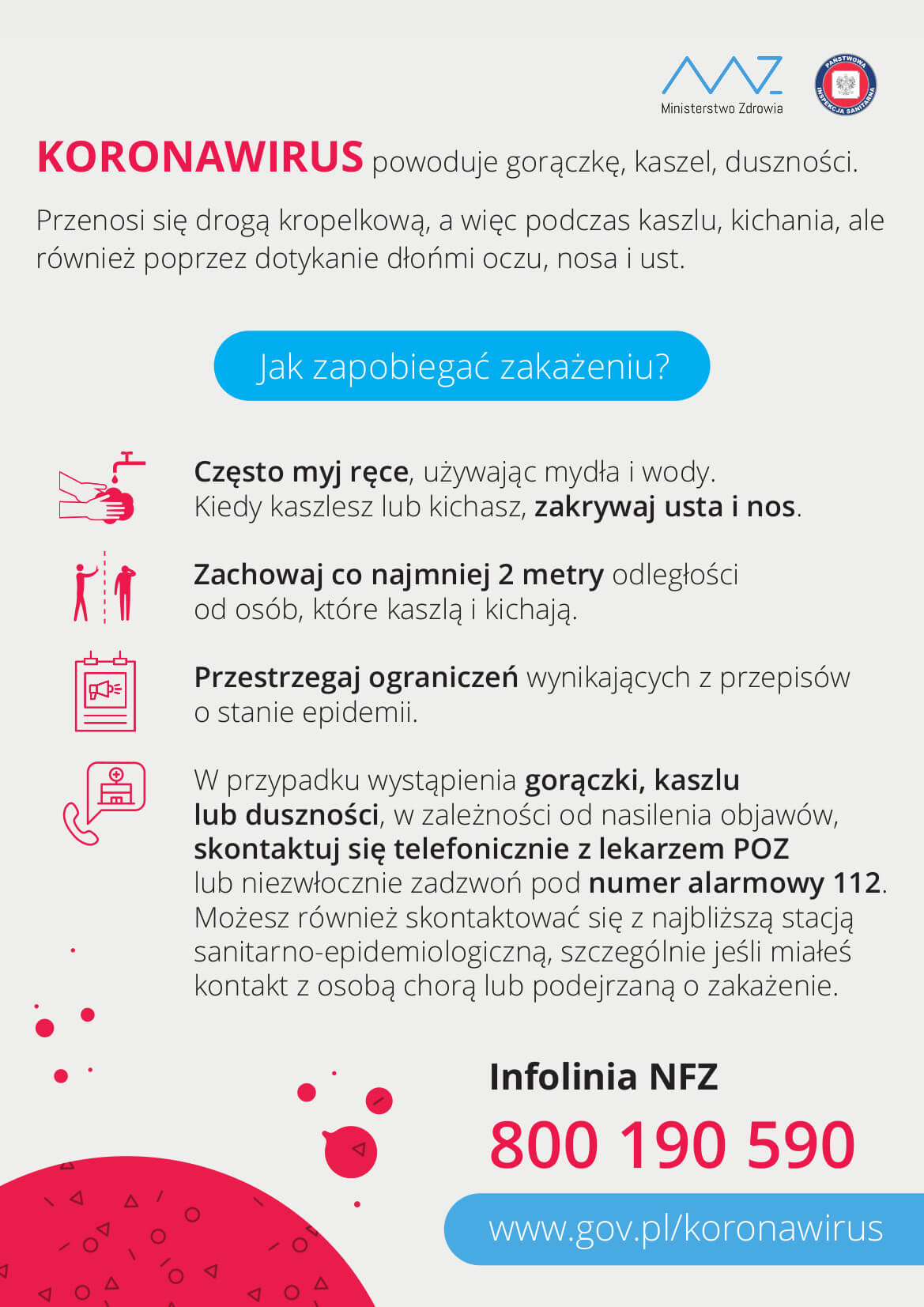 Aktualne materiały informacyjne - koronawirus