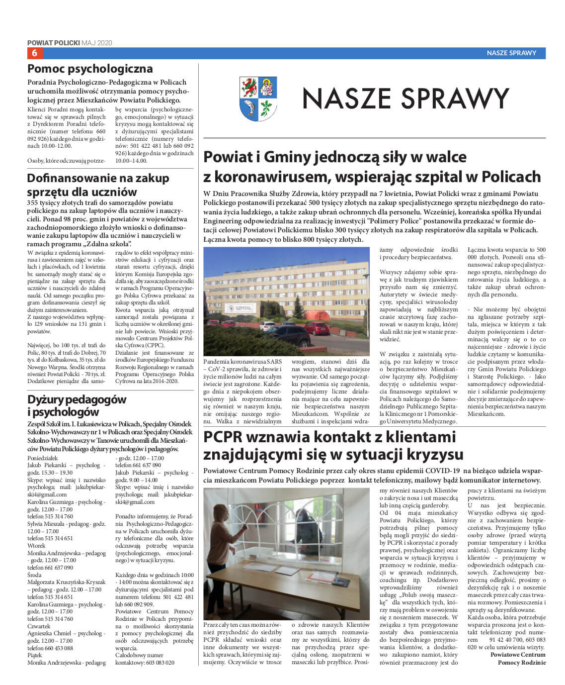 Majowe wydanie "Powiatu Polickiego" już dostępne